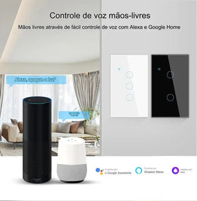 Interruptor Inteligente SmartTouch Compatível com Alexa e Google Home