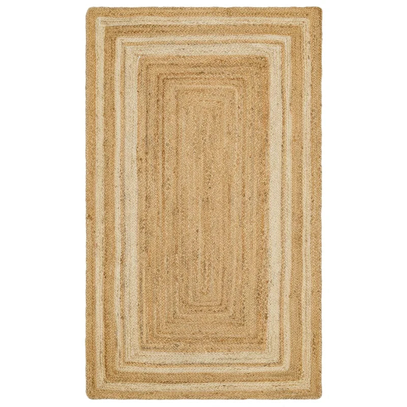 Jute Braided Rug -IC-18407 / White