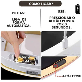 Lixeira Para Banheiro Com Sensor 12 Litros