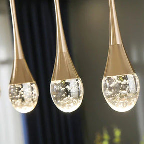 Lustre Pendente Crystal Drop