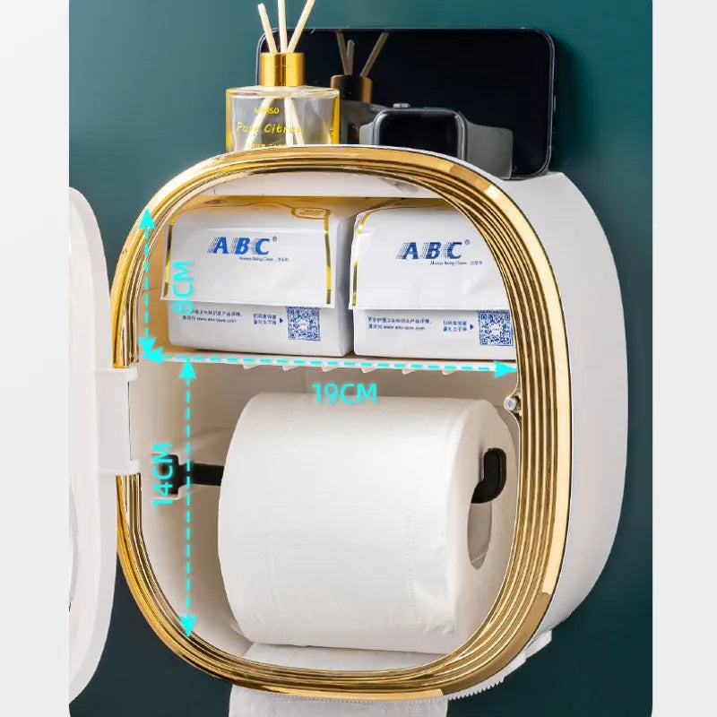 Porta Papel Higiênico Com Suporte